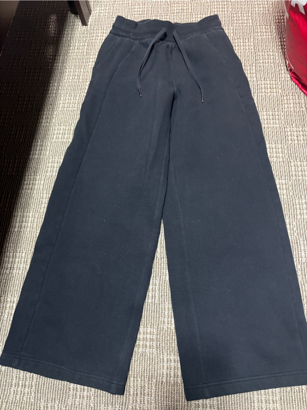 lululemon athletica Black Wide-Leg Boot Cut Pants